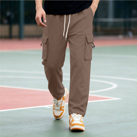 Herren Cargo-Hose mit elastischem Bund und praktischen Seitentaschen EB