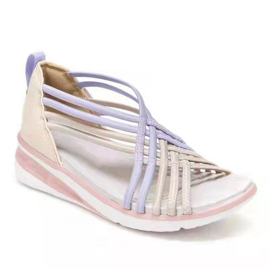 Damen Sportliche Freizeitsandalen mit atmungsaktivem Obermaterial und rutschfester Sohle EB