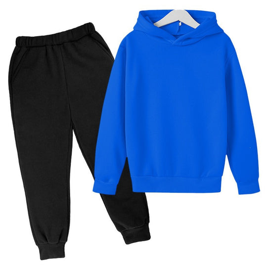 Unisex nan komfortables Hoodie und Jogger Set aus French Terry mit elastischem Bund und Rippbündchen EB