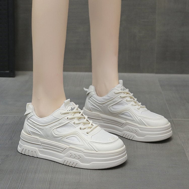 Damen modische Sneaker mit gepolsterter Sohle und innovativem Mesh-Obermaterial EB