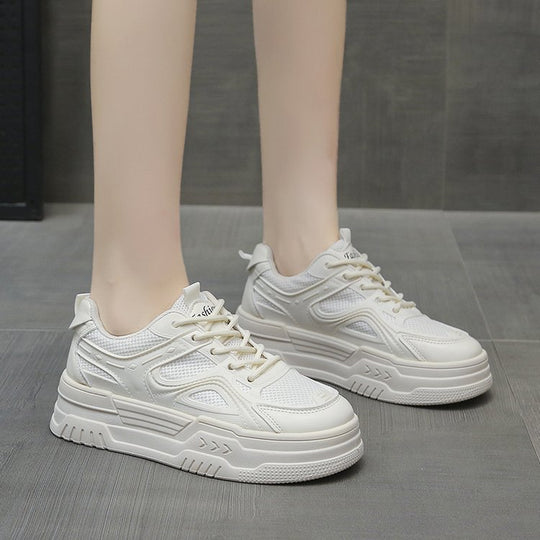 Damen modische Sneaker mit gepolsterter Sohle und innovativem Mesh-Obermaterial EB