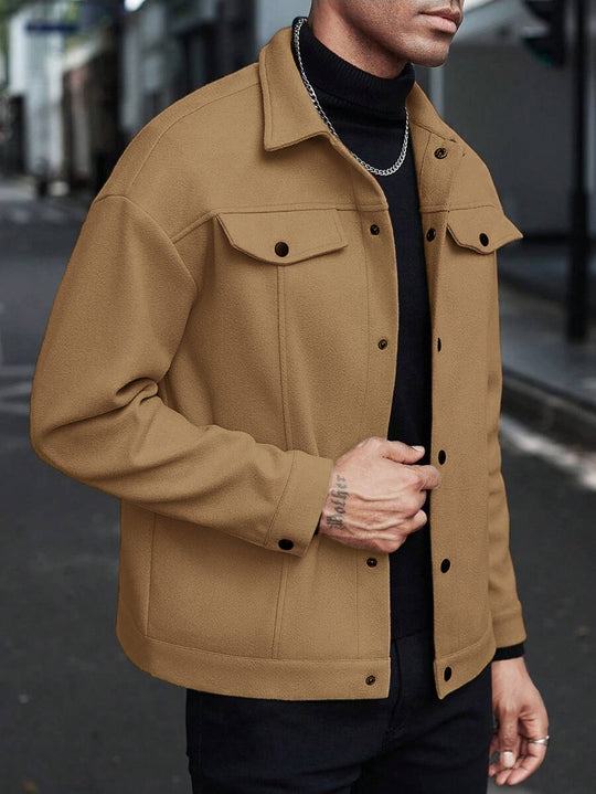 Herren moderne Freizeitjacke im lässigen Schnitt EB