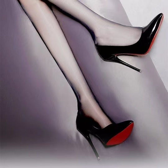 Damen Elegante Stiletto-Pumps mit herausragendem Glanz und anatomisch geformtem Fußbett EB