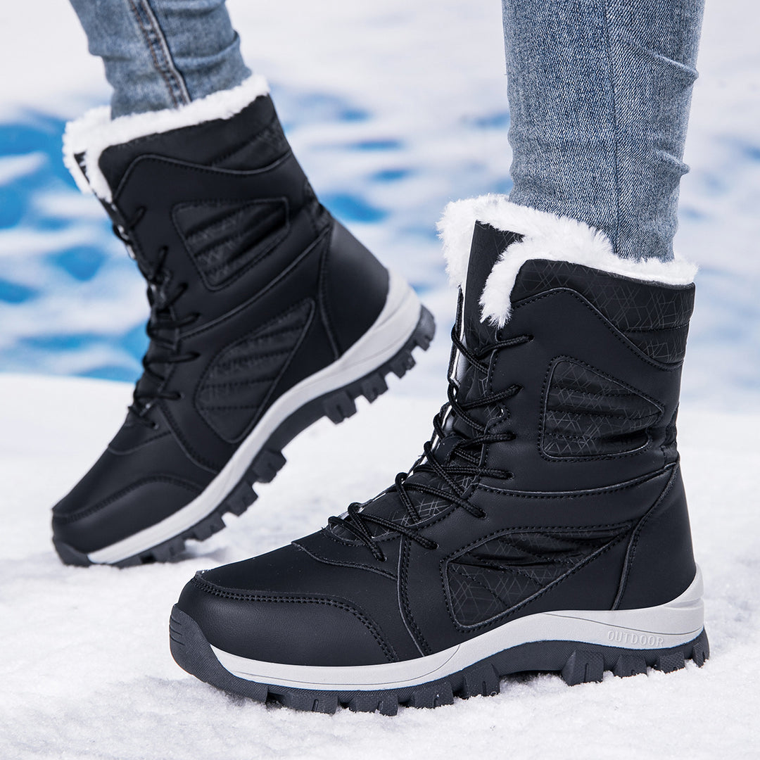 Damen Winterstiefel mit isolierendem Innenfutter und rutschfester Profilsohle EB