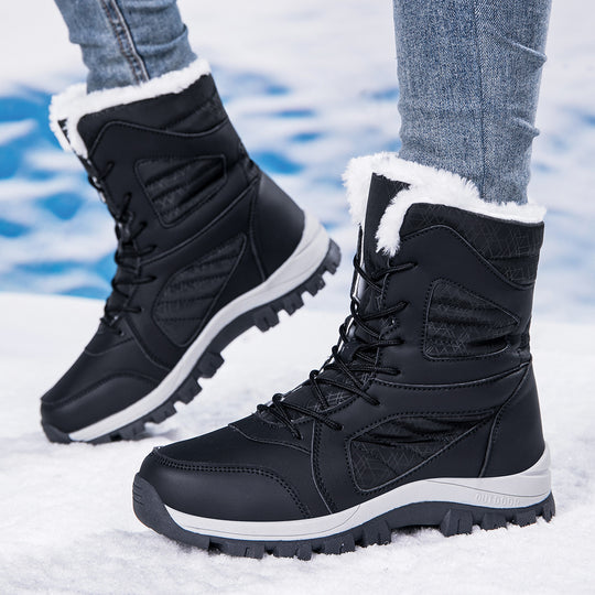 Damen Winterstiefel mit isolierendem Innenfutter und rutschfester Profilsohle EB