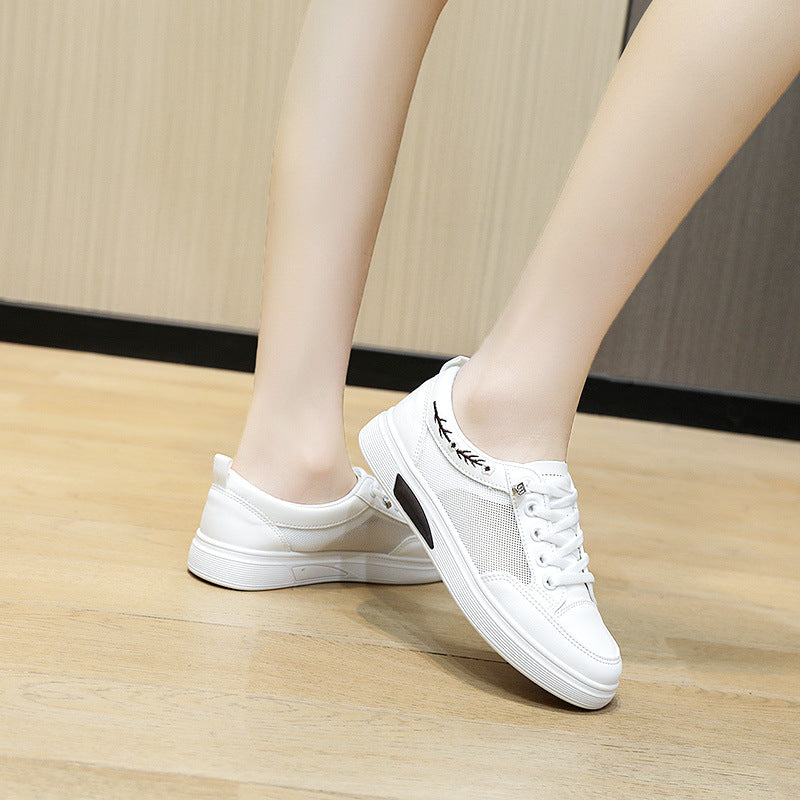 Damen Modische Sneakers mit atmungsaktiver Mesh-Struktur und weicher Innensohle EB