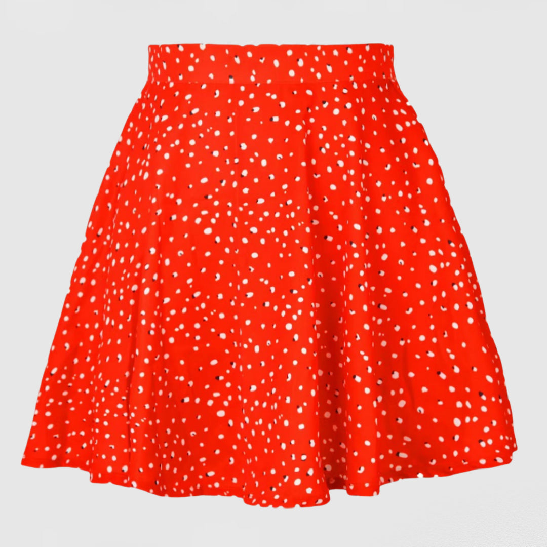 Damen Verspielter A-Linien Rock mit floralem Print EB