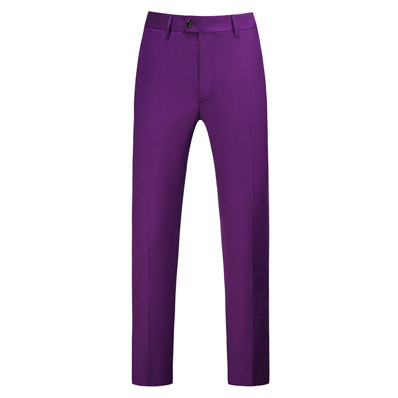 Herren nan schlanke Premium-Bügelfaltenhose mit Stretchbund und knitterarmem Gewebe EB