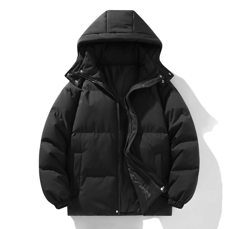 Damen isolierte Steppjacke mit Kapuze und hohem Kragen EB