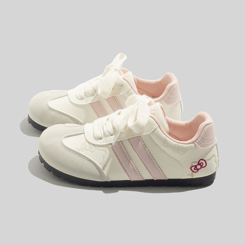 Damen Trendige Sneakers mit verspieltem Hello Kitty Motiv und rutschfester Sohle EB