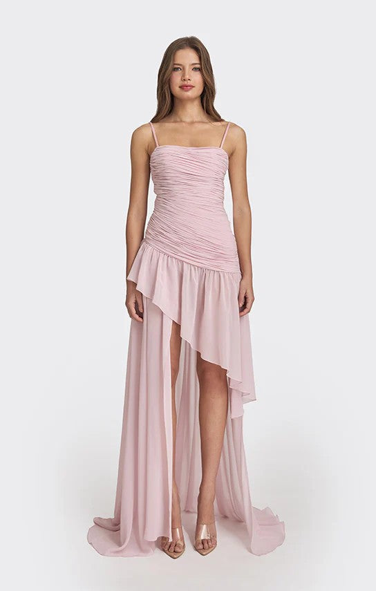 Damen Elegantes Kleid mit raffiniertem Rüschendesign EB
