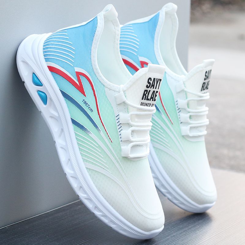 Damen Sportliche Lauf-Sneaker mit atmungsaktiver Mesh-Oberfläche und flexibler Sohle EB