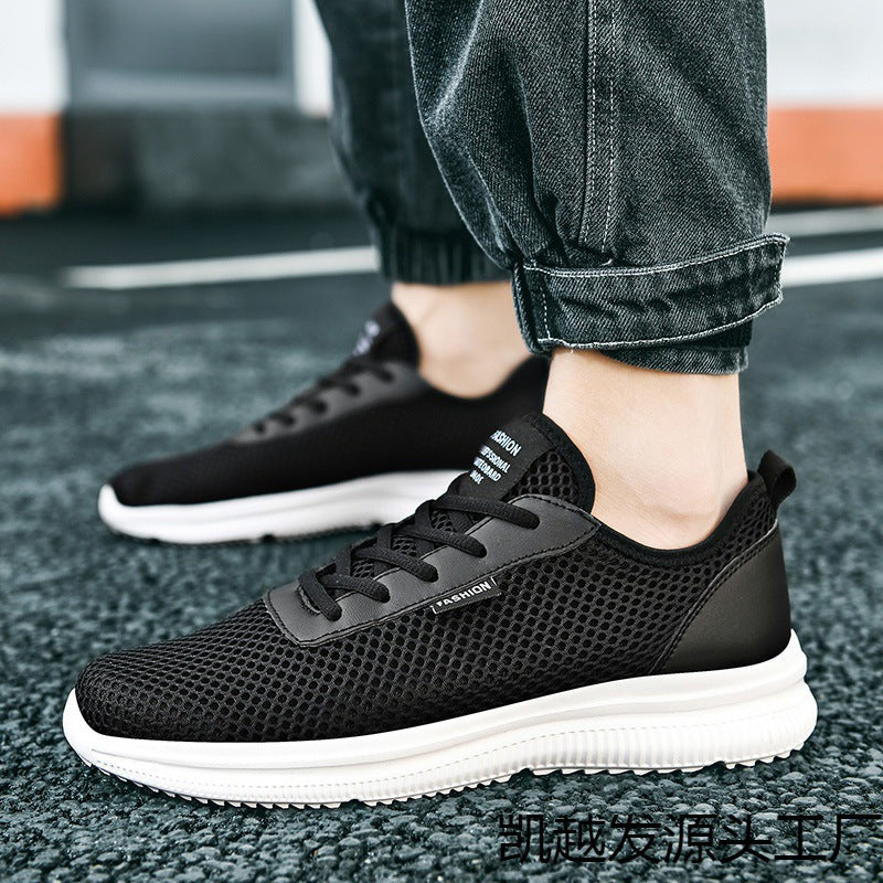 Damen Sportliche Mesh-Sneaker mit rutschfestem Sohlenprofil EB