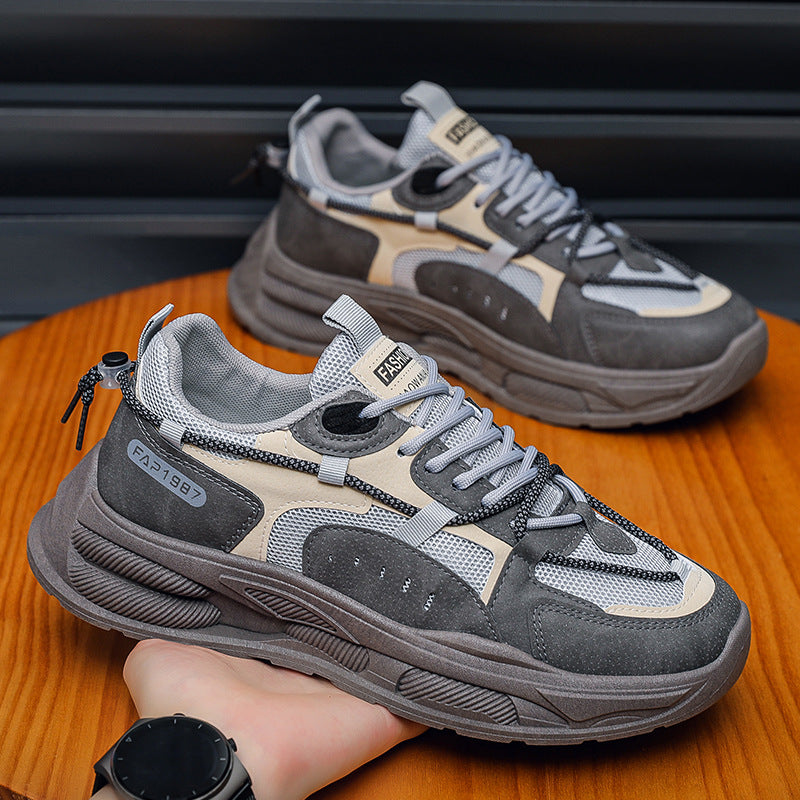 Damen Sportliche Sneakers mit atmungsaktiver Netzstruktur und dämpfender Sohle EB