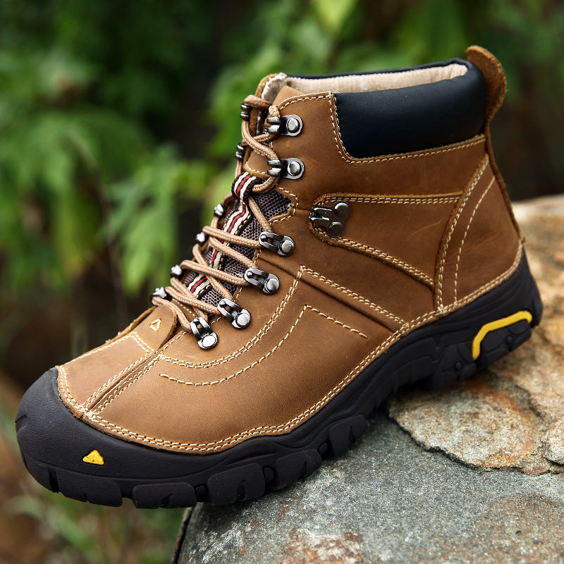 Herren robuste Wanderstiefel mit rutschfester Sohle und wasserdichter Technologie EB