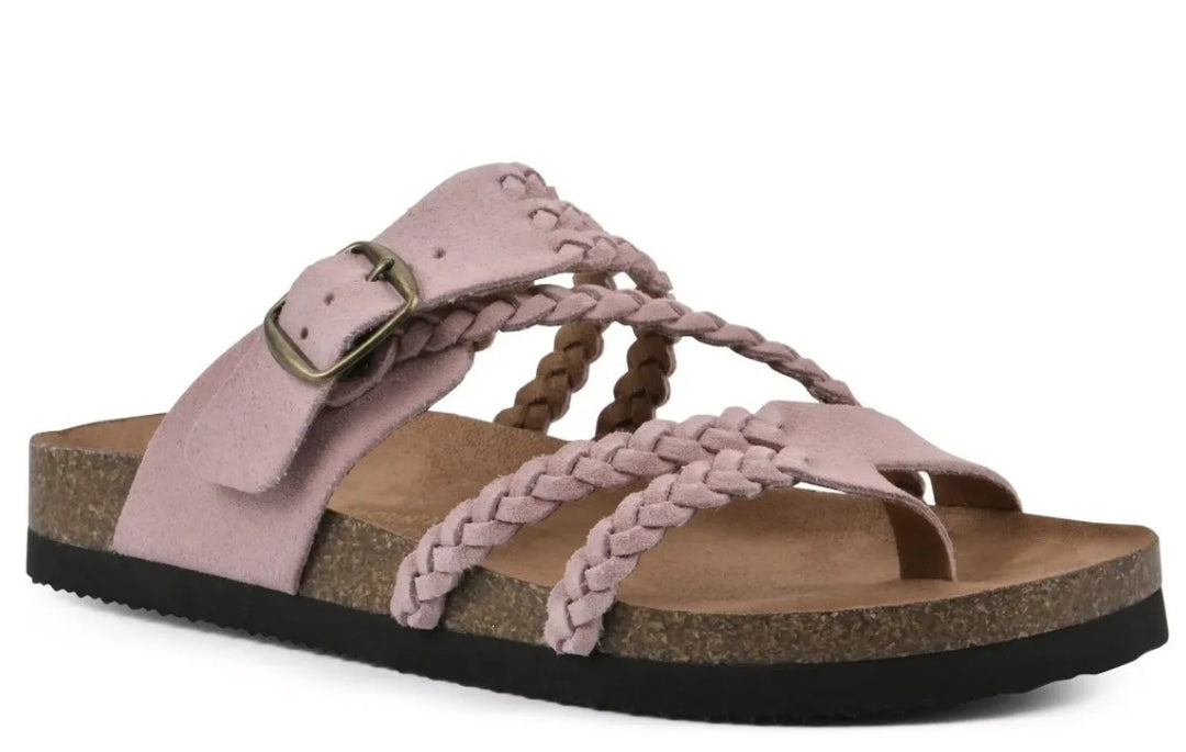 Damen Riemchen-Sandalen mit geflochtenem Design und verstellbarem Riemen EB