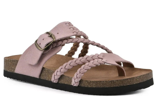 Damen Riemchen-Sandalen mit geflochtenem Design und verstellbarem Riemen EB