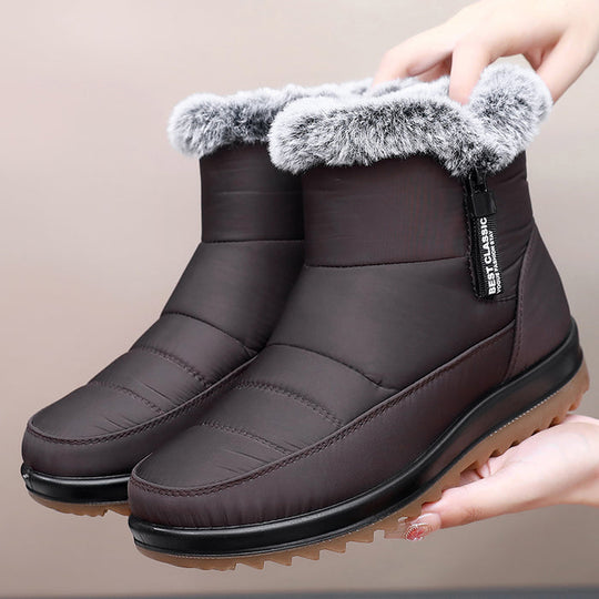 EB | Damen Winter Wasserdichte Warme Baumwollstiefel