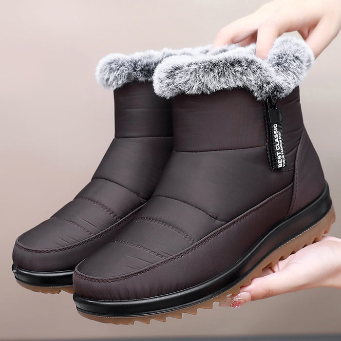 EB | Damen Winter Wasserdichte Warme Baumwollstiefel