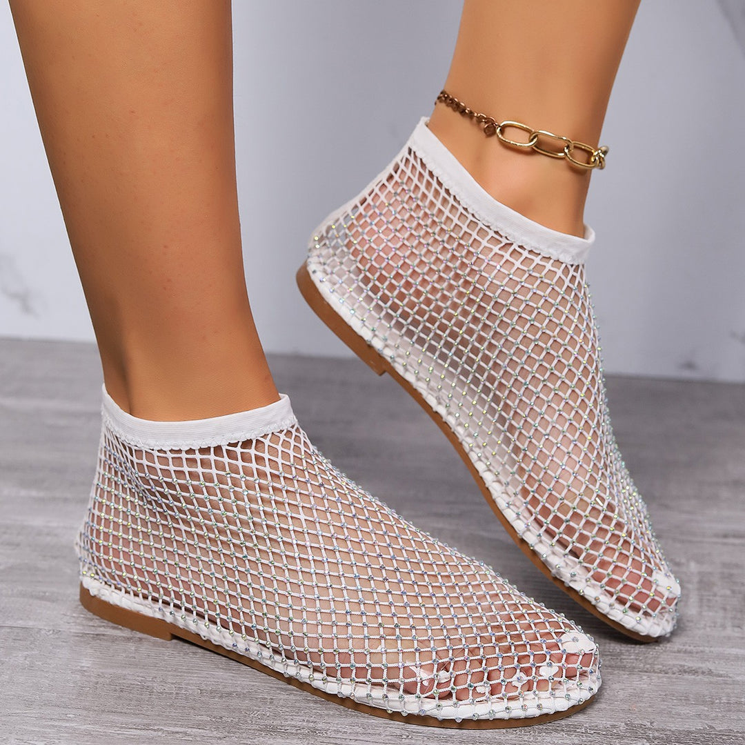 Damen modische Netzsandalen mit rutschfester Sohle und bequemer Passform EB