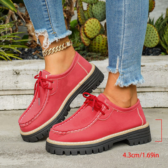 Damen Robuste Comfort-Schnürschuhe EB