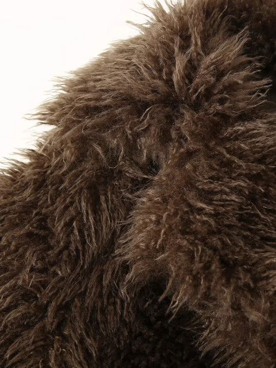 Damen Kuschelige Fleecejacke mit großzügigem Kragen und weichem Innenfutter EB