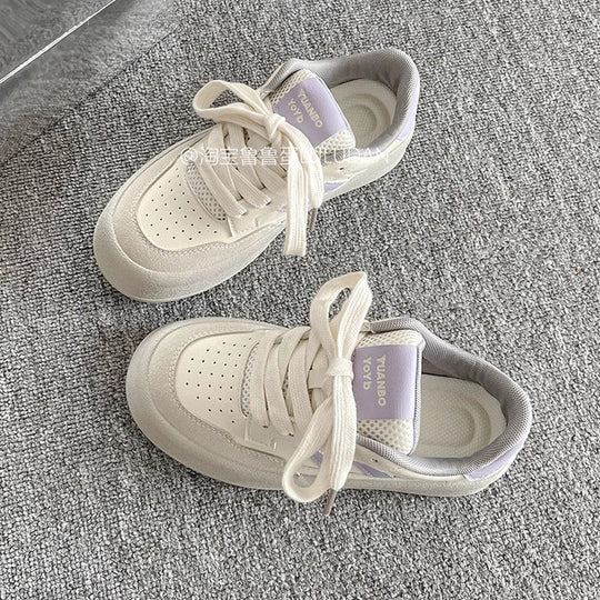 Damen Bequeme Sneakers mit verstärkter Sohle und stilvollem Design EB