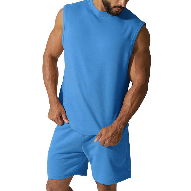 Herren sportliches Kurzarm-Set aus atmungsaktivem Material EB