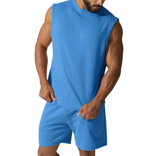 Herren sportliches Kurzarm-Set aus atmungsaktivem Material EB
