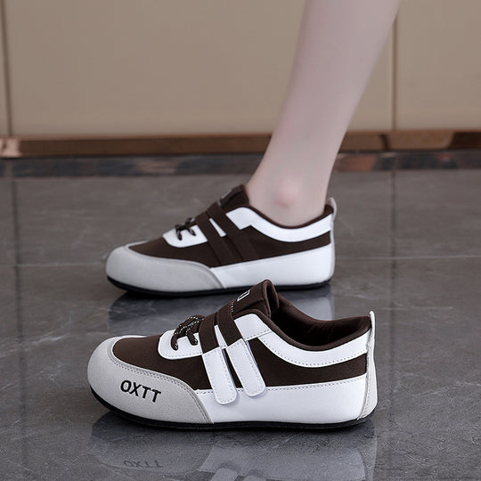 Damen Bequeme Sneakers mit elastischem Verschlusssystem und atmungsaktiver Obermaterialstruktur EB