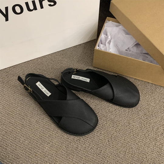 Damen Komfortable Sandalen mit praktischem Klettverschluss und modernem Schnitt EB