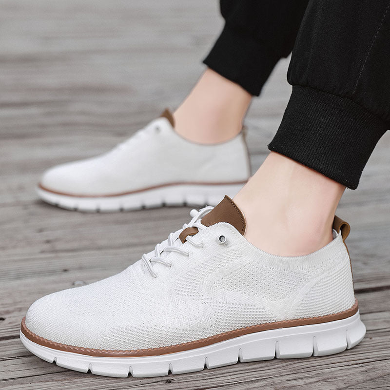 Damen Sportliche Strick-Sneaker mit atmungsaktiver Struktur und rutschfester Sohle EB