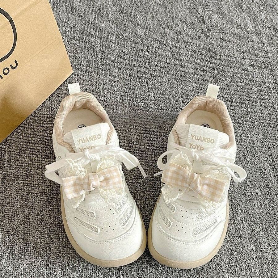 Damen Sportliche Sneakers mit modischem Muster und dämpfender Sohle EB