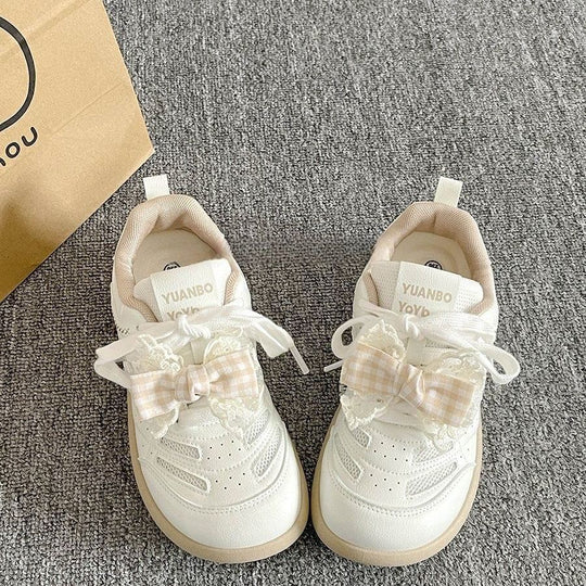 Damen Sportliche Sneakers mit modischem Muster und dämpfender Sohle EB