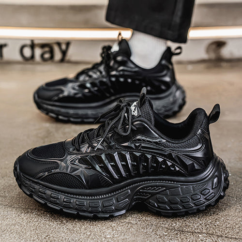 Damen Sportliche chunky Sneakers mit innovativer Dämpfungstechnologie und rutschfester Sohle EB