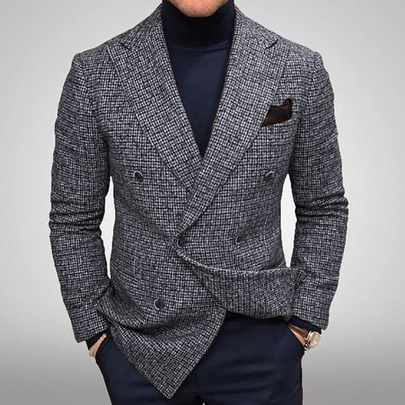 Herren eleganter doppelt gefütterter Blazer EB