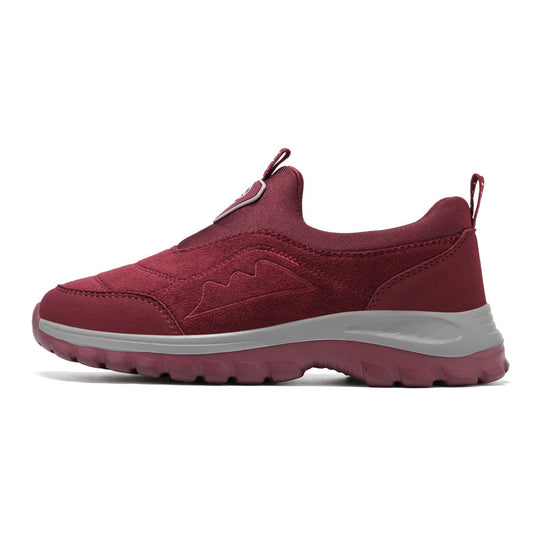 Damen Leichte und flexible Sport-Sneaker mit elastischem Einstieg EB