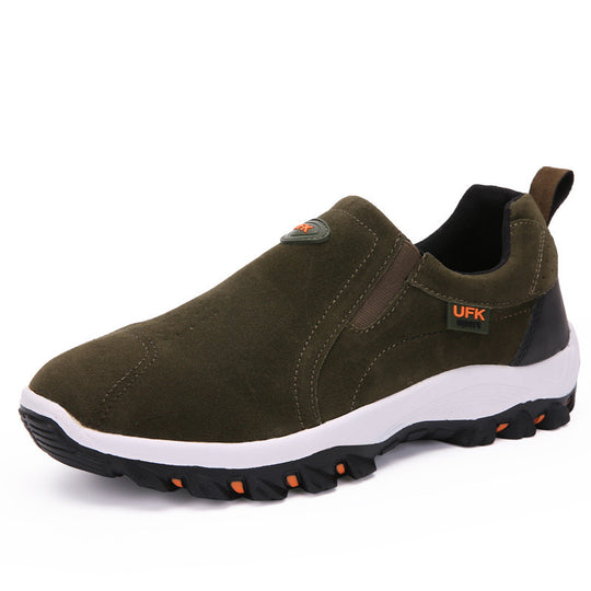 Damen Slip-On Sport Sneakers mit rutschfester Sohle und atmungsaktivem Obermaterial EB