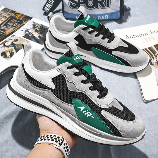Damen Moderne Sneaker mit atmungsaktiver Mesh-Oberfläche EB