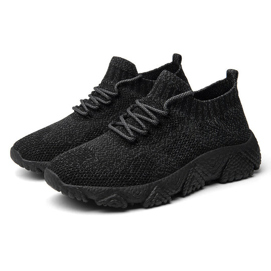 Damen Atmungsaktive Sneakers mit elastischem Obermaterial und rutschfester Sohle EB