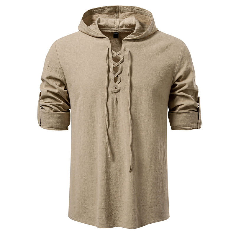 Herren Kapuzentop mit einzigartigem Schnürdesign EB