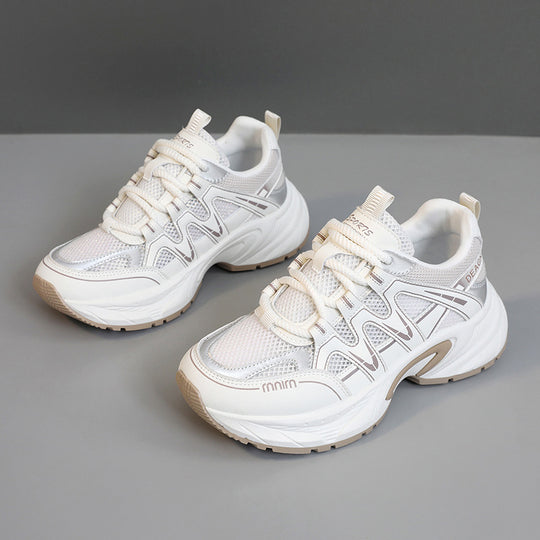 Damen Sportliche Sneakers mit atmungsaktivem Mesh-Obermaterial und dämpfender Laufsohle EB