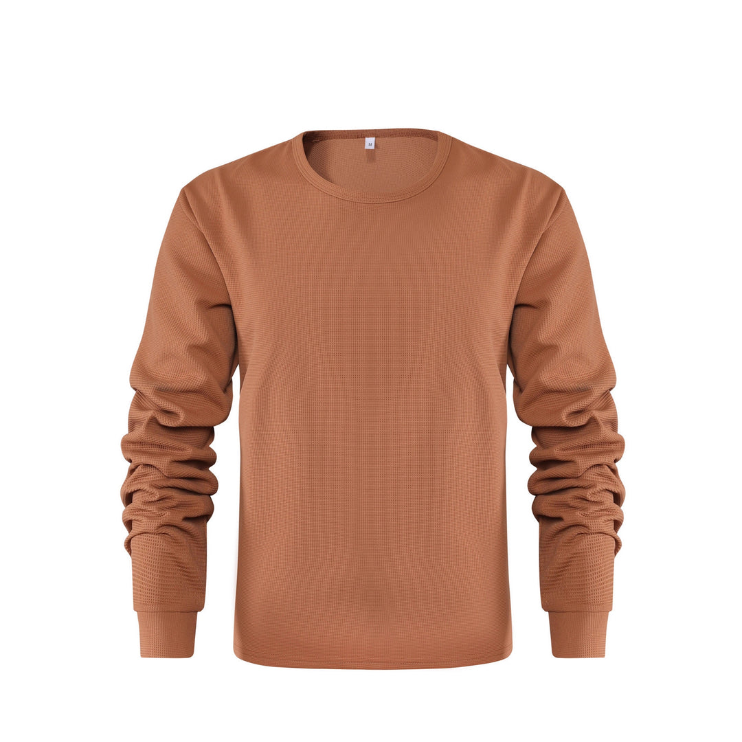 Herren Langarmshirt aus strukturiertem Material EB