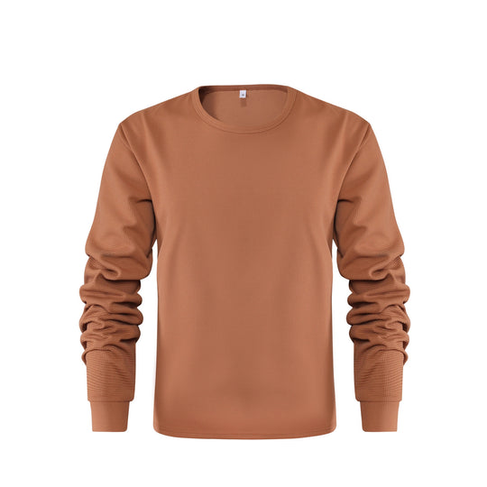 Herren Langarmshirt aus strukturiertem Material EB