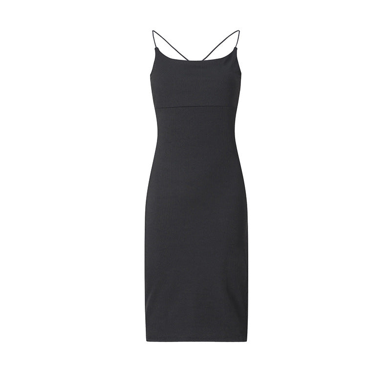 Damen Laced Back Bodycon Kleid EB