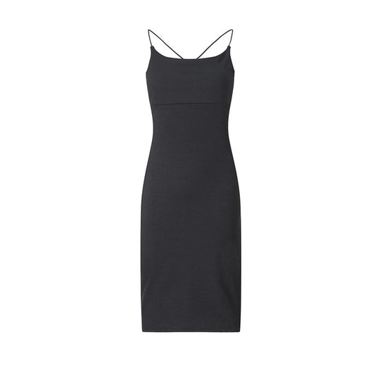 Damen Laced Back Bodycon Kleid EB