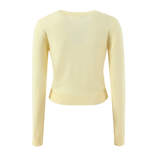 Damen Strickjacke mit eleganten Knöpfen und figurfreundlichem Schnitt EB