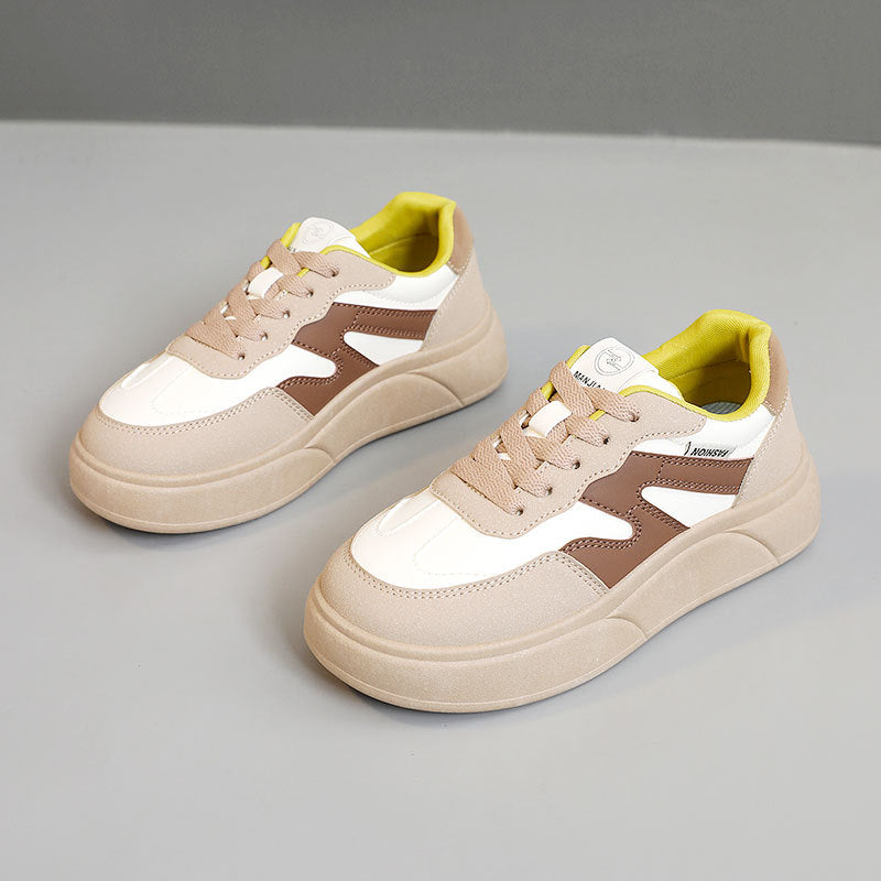 Damen Plattform-Sneaker mit modischem Design und dämpfender Sohle EB