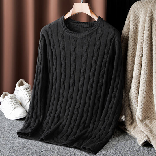 Damen Strickpullover mit strukturiertem Muster EB