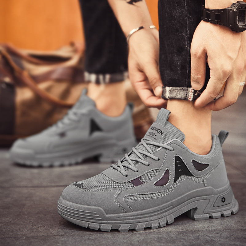 Damen Sportliche Chunky Sneakers mit atmungsaktiver Mesh-Oberfläche und rutschfester Sohle EB
